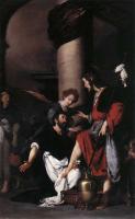 Strozzi, Bernardo - St Augustine Washing the Feet of Christ